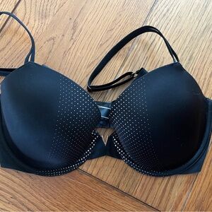 Black Studded Bra